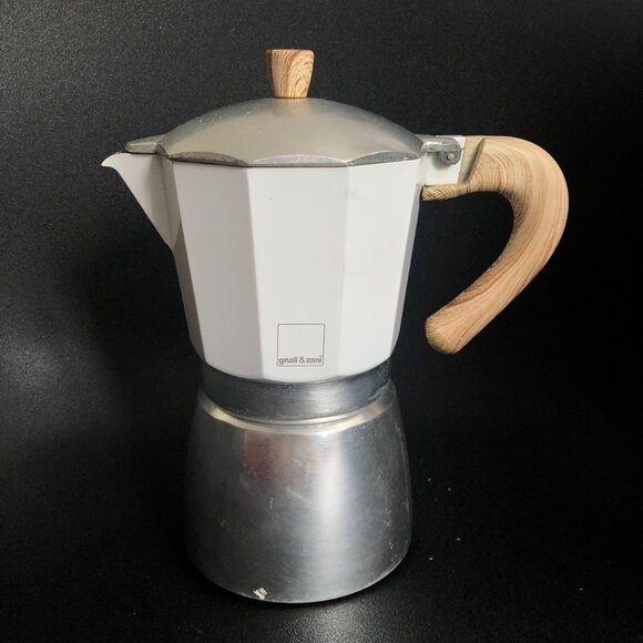 Gnali & Zani Large Italian Stove Top Espresso Coffee Maker Moka pot 8 Cup Italy - Picture 1 of 8